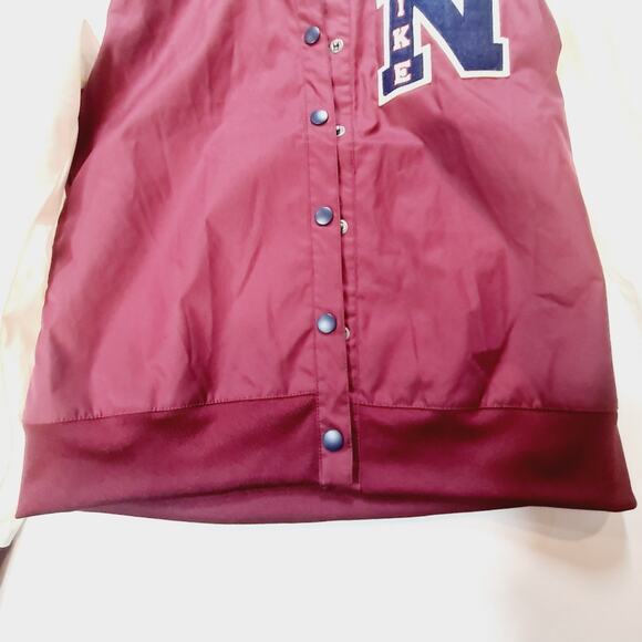 Nike NSW Varsity Jacket in Dark Beetroot & Sail - Picture 3 of 16